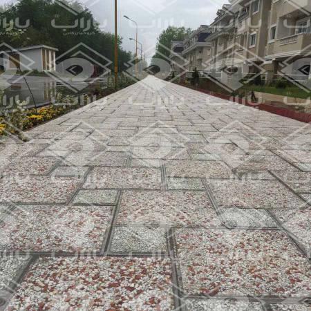 کاربرد های موزاییک سفید قرمز پرسی