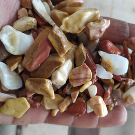 انواع قلوه سنگ رودخانه ای