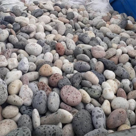 صادرات انواع قلوه سنگ رنگی